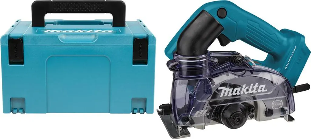 Coupeuse de carrelage 125mm Makita DCC500ZJ 18V à sec sans batterie