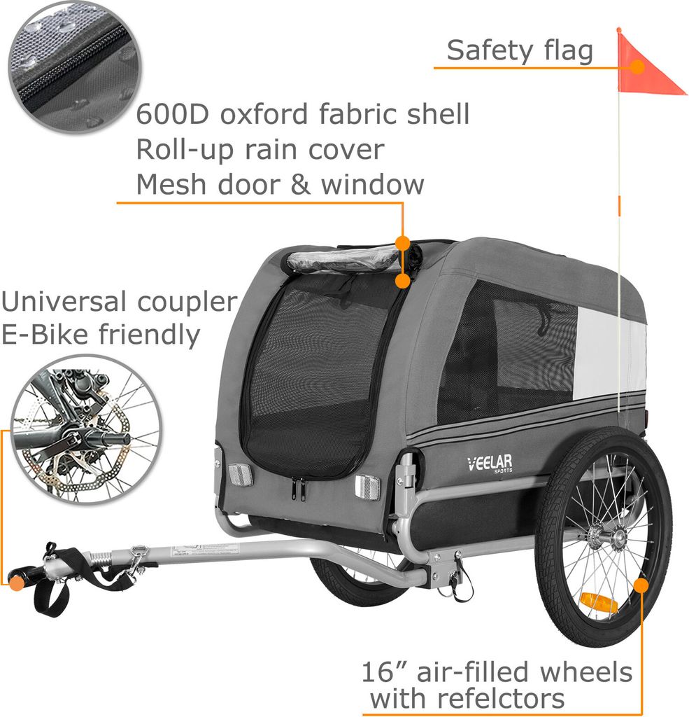 Tiggo VS Pet M Fahrradanhnger