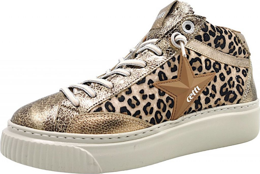 Cetti Damen Stiefelette in Gold, Größe 40 Stiefeletten