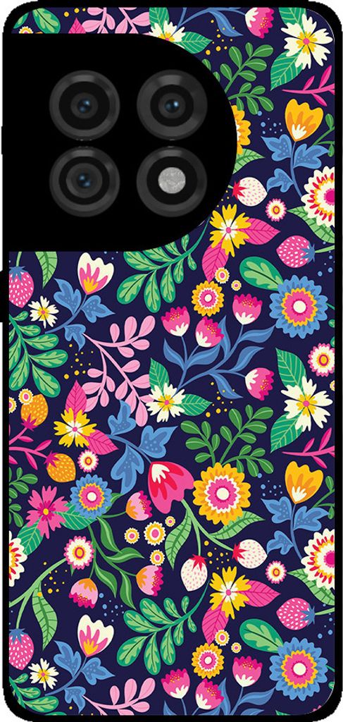 Smartphonica Telefon Fall geeignet für OnePlus 11 mit Blumendruck - TPU zurück Abdeckung Fall Blumendesign