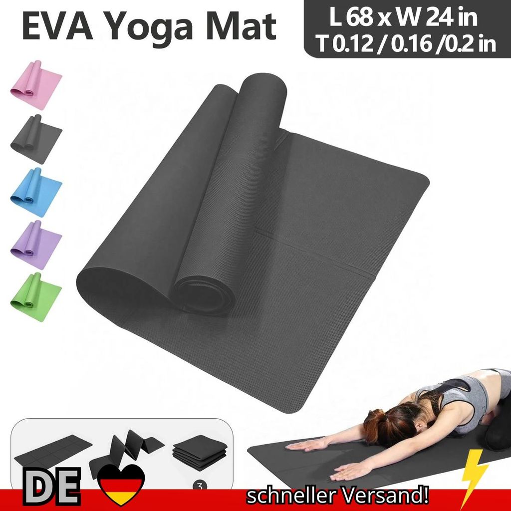 Faltbare Yogamatte Umweltfreundlich EVA Faltbar Reise-Fitness-Übungsmatte 3