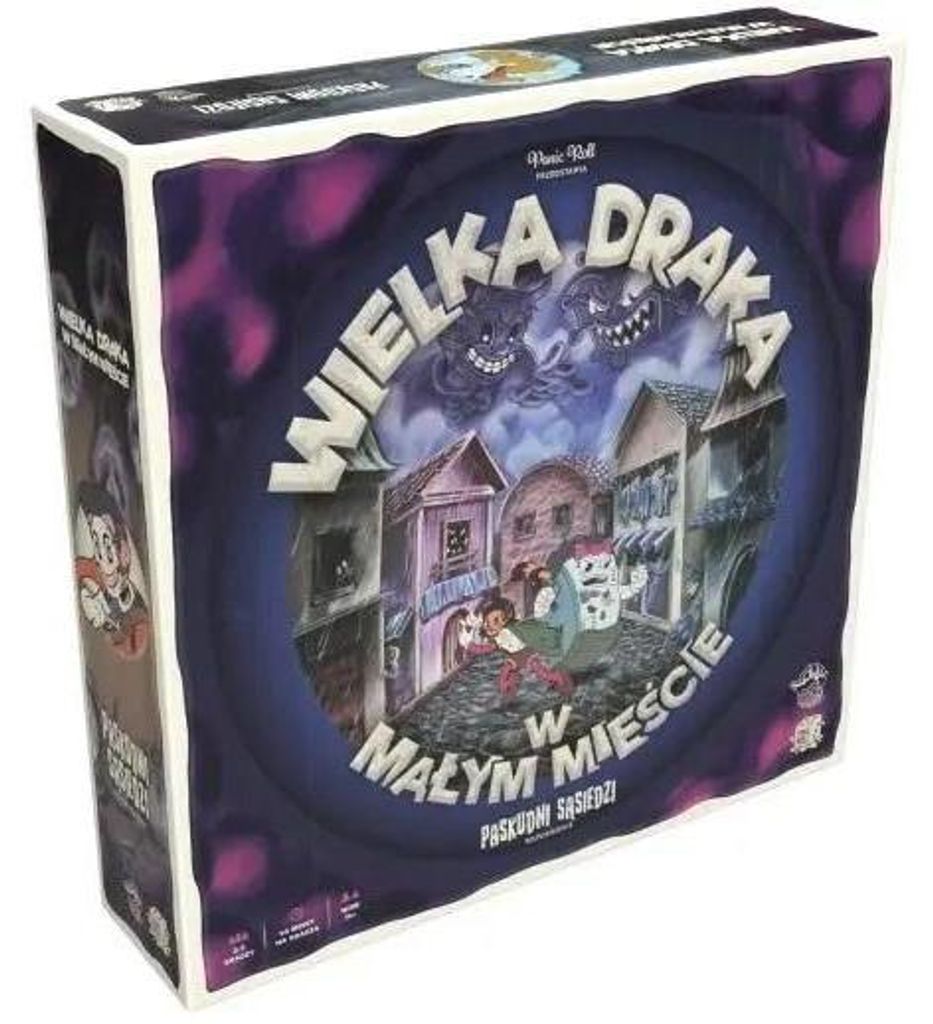 Ein riesiger Streit in einer kleinen Stadt: Fiese Nachbarn – Lucky Duck Games Polska