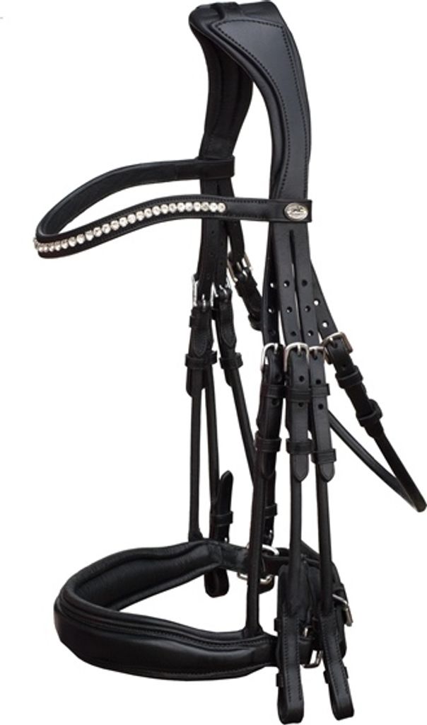 Schockemöhle Sports Kandare Venice Black / Silver WB Produktbild