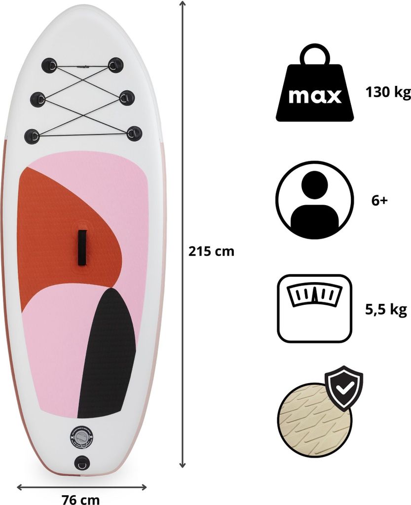 Nafukovací SUP prkno pro děti Stand Up Paddle 215cm s Obrázek produktu 4
