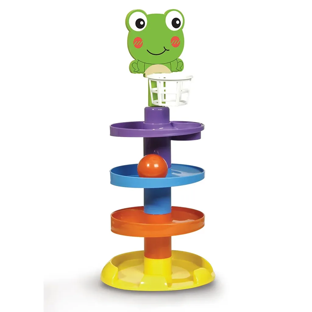 Dolu 50878 Pista per Biglie e Torre a Spirale per Neonati 12m+