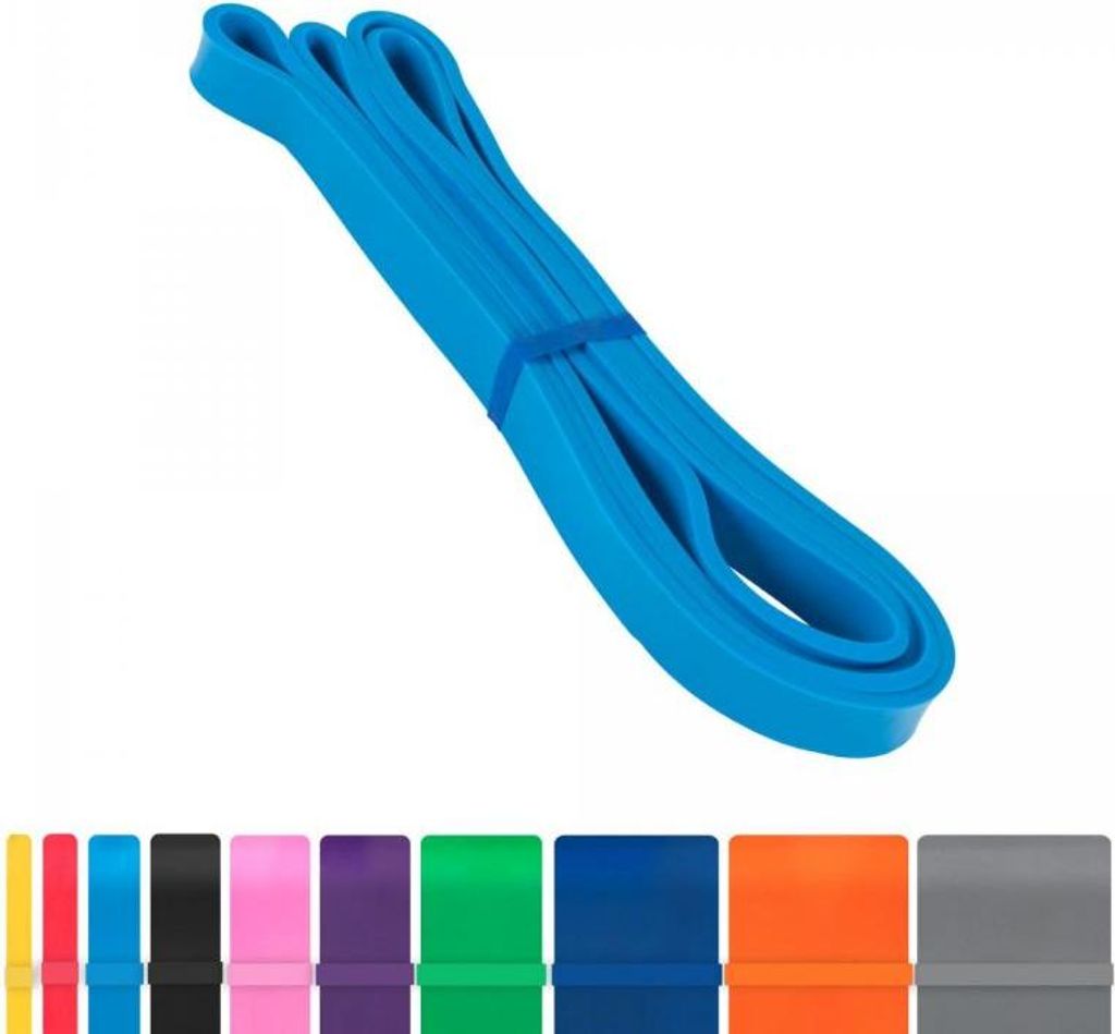 GORILLA SPORTS Fitnessbänder - 19mm dicke, Rutschfeste, Elastische, Naturlatex - Widerstandsbänder, Resistance Bands, Gymnastikband, Trainingsband