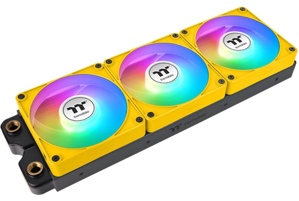 Thermaltake CT120 EX Reverse ARGB Sync PC, Ventilator, 12 cm, 500 RPM, 2000 RPM, Gelb