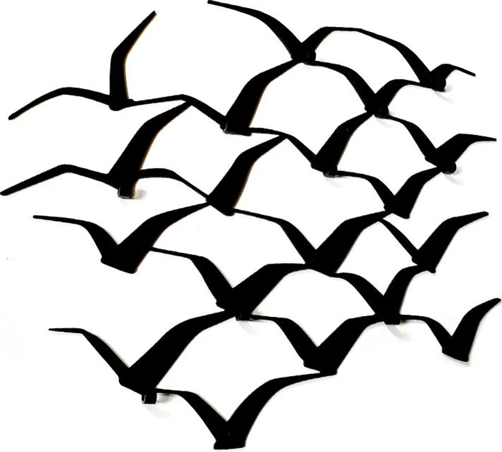 Appendiabiti da parete a forma di uccelli - Italia