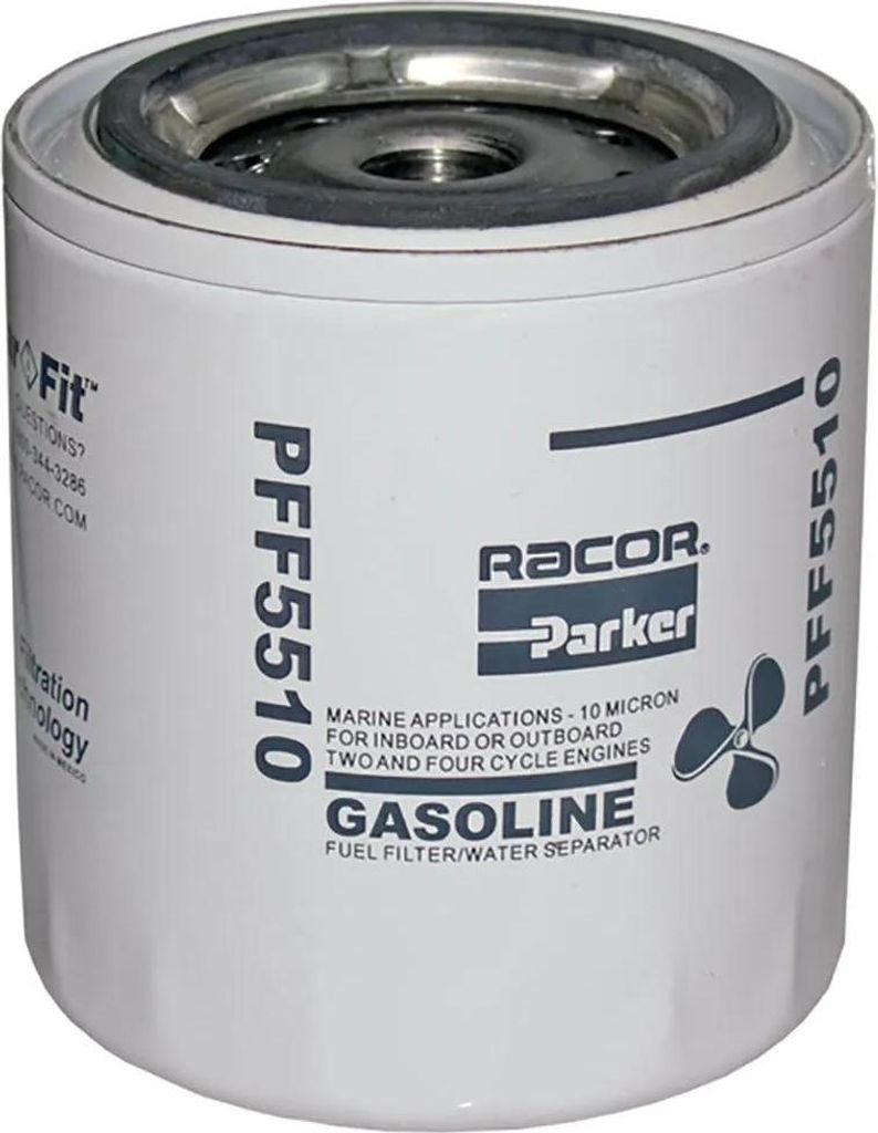 Parker Racor Wasserabscheider Gasfilter Weiß Weiß One Size