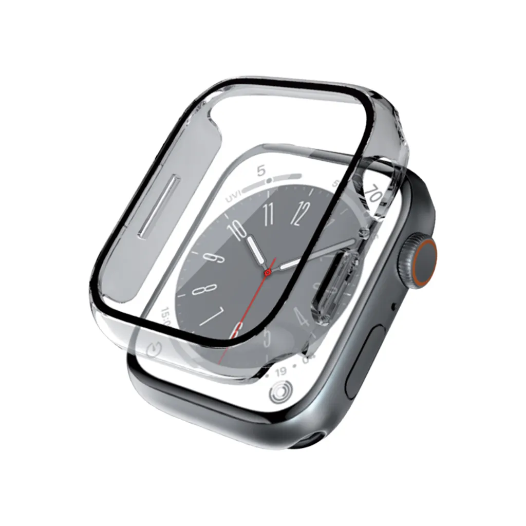 Custodia Crong Apple Watch con Vetro Ibrido 40/41mm - Protezione Trasparente