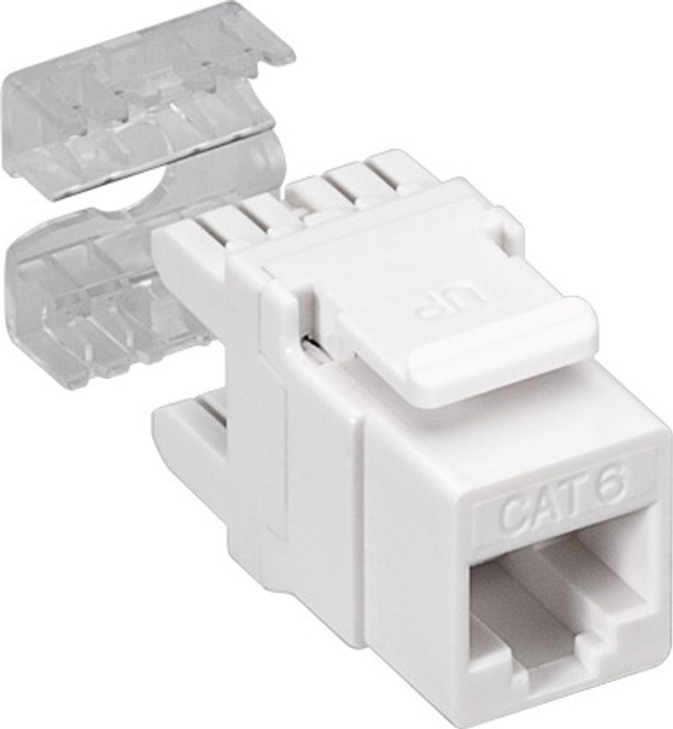 KeyStone Jack Cat. 6 RJ45, LSA, UTP, SNAP-IN, Good Connections