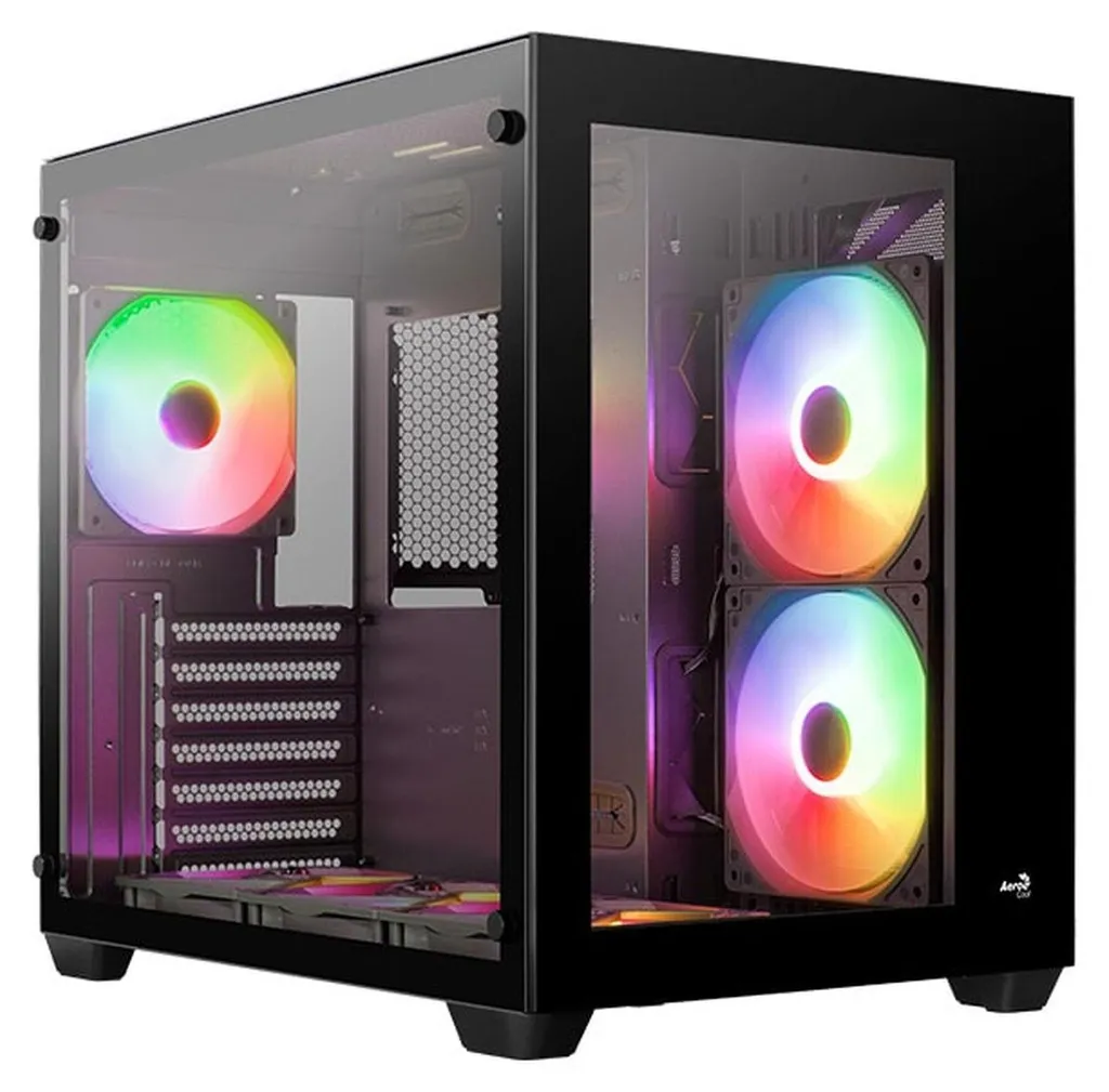 Aerocool Dryft V2 Black - Case Panoramico ARGB per Build di Fascia Alta