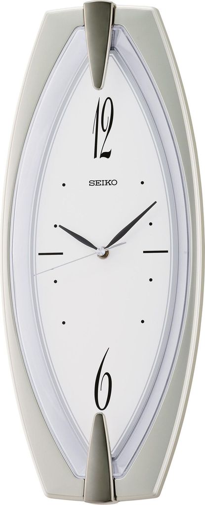 Seiko Wanduhr QXA342D Tonneau-Form geräuschlos 18,7 x 45,5 Produktbild 