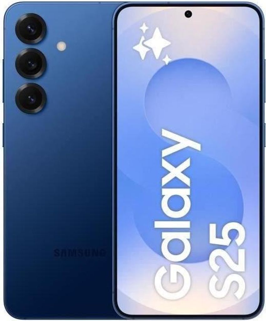 SAMSUNG Galaxy S25 AI Smartphone 256 GB Mitternachtsblau Produktbild 