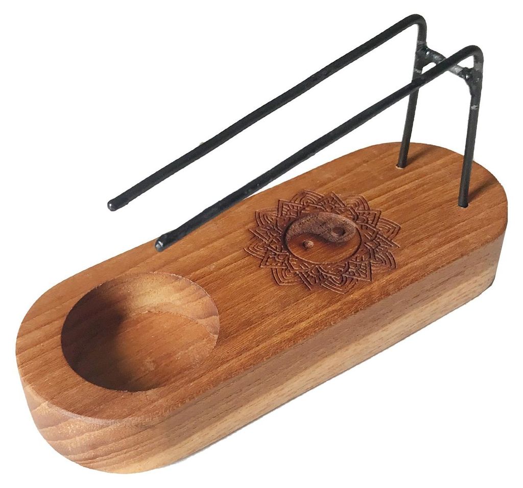 Kleiner Ständer für Palo Santo aus Yin-Yang-Holz