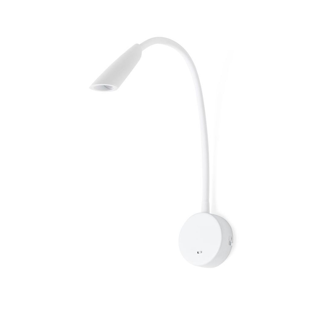 Lampada da lettura a parete a LED BOKEN Bianco Immagine del prodotto 