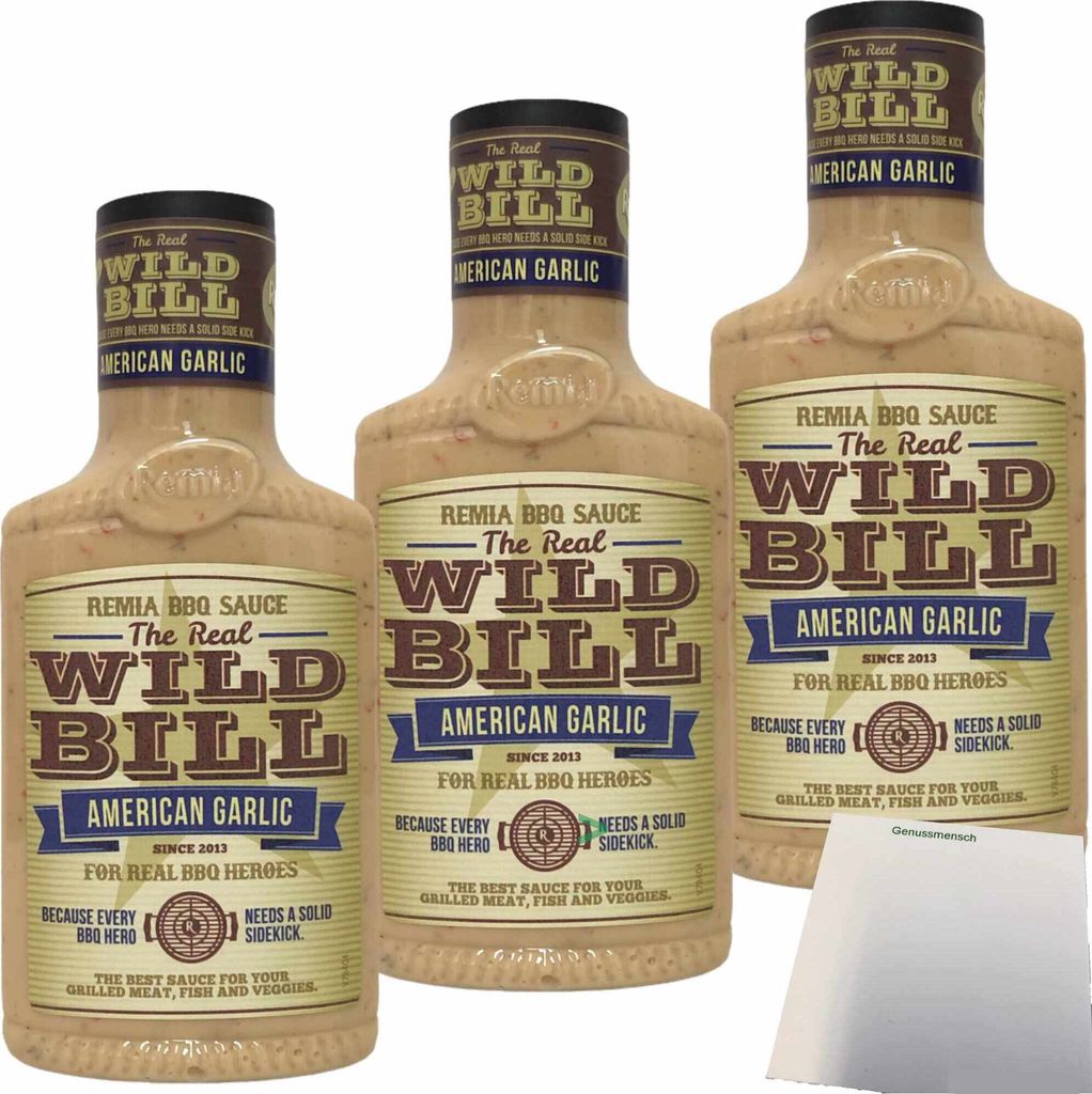REMIA Wild Bill American Garlic Sauce Knoblauch Grillsauce Produktbild 