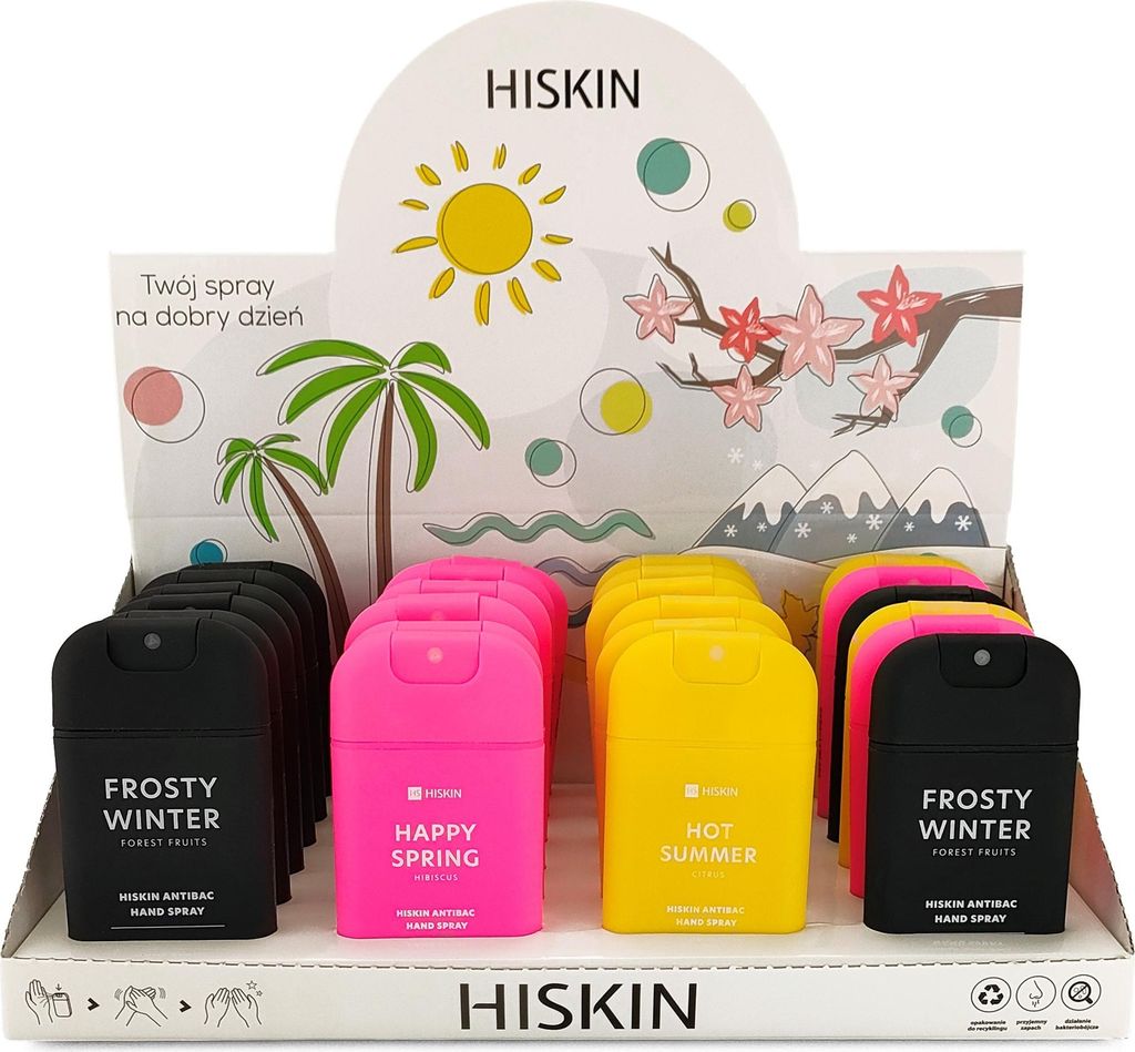 HISKIN Hot Summer Display Stand Mix 24 pezzi. Immagine del prodotto 