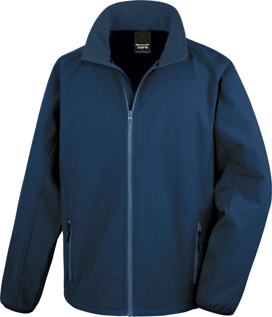 Result Core - Softshelljacke Zum Bedrucken für Herren BC5646 (S) (Marineblau)