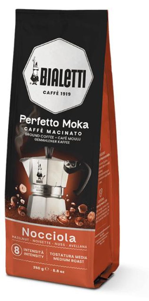 Bialetti Perfetto Moka Hazelnut, 250 g, Středně pražená, Obrázek produktu 