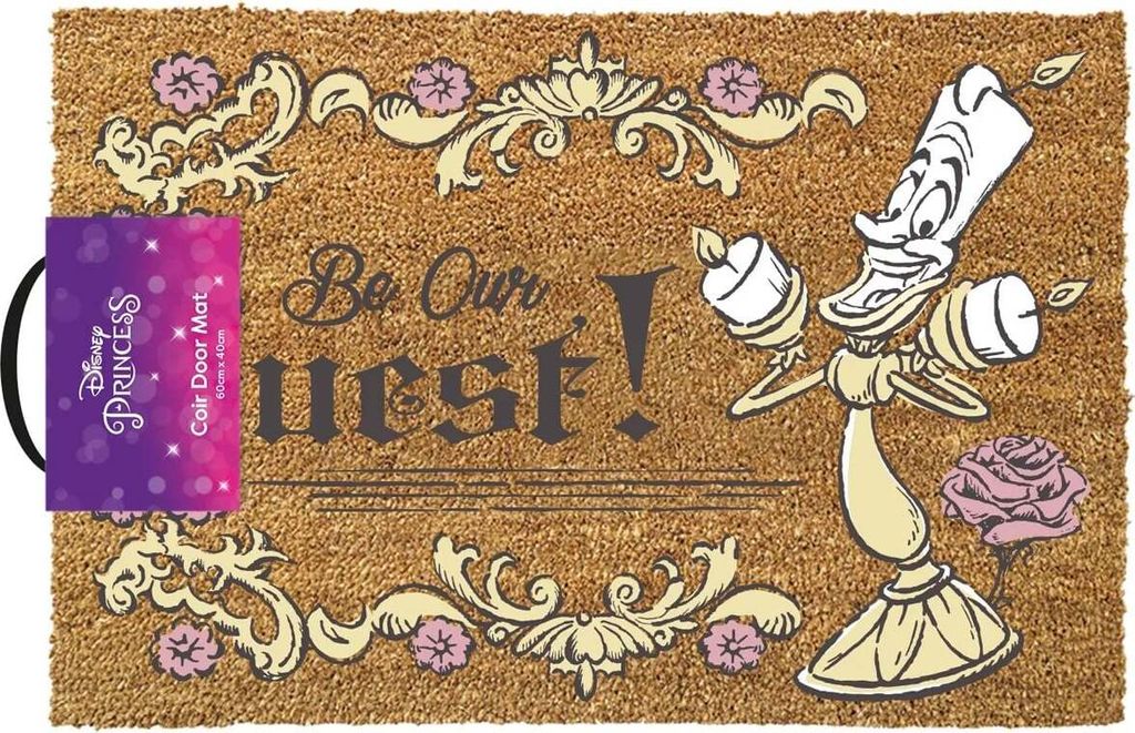 Die Schöne und das Biest Fußmatte  Be Our Guest multicolor Produktbild 