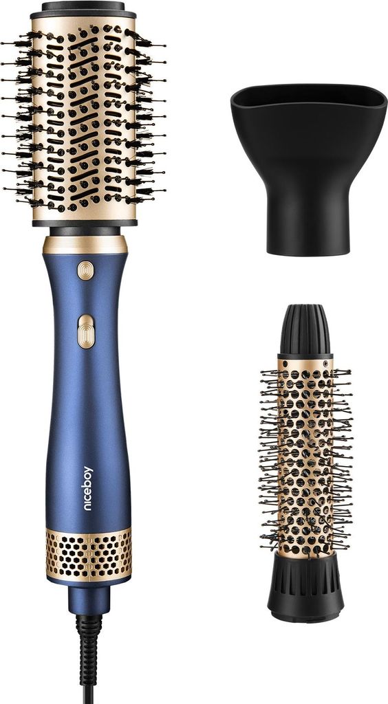 AirBlow 3-in-1 Haartrockner: Fön, Lockenstab und Bürste mit 700 Watt Leistung