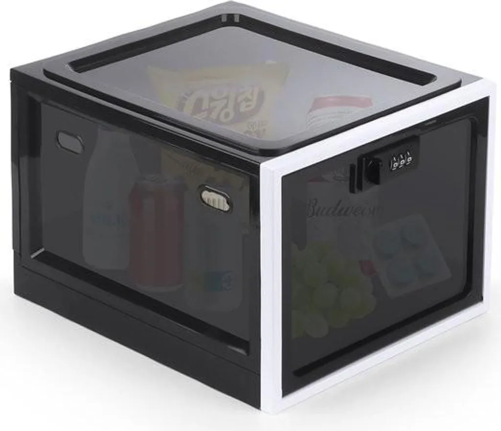 Boîte de rangement sécurisée avec serrure à 3 chiffres en plastique sans BPA