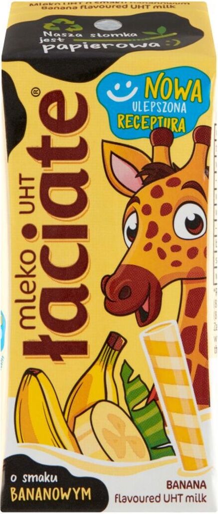 Łaciate Mleko Uht O Smaku Bananowym 200 Ml Zdjęcie produktu 