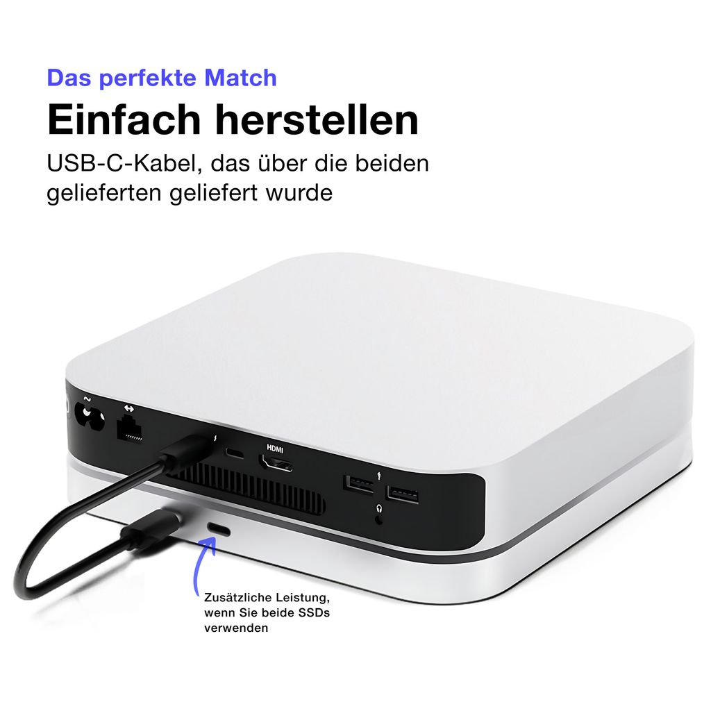 iMounts Mac Mini M1 a M2 Hub Docking Station Pro - 2023 - Obrázek produktu 5