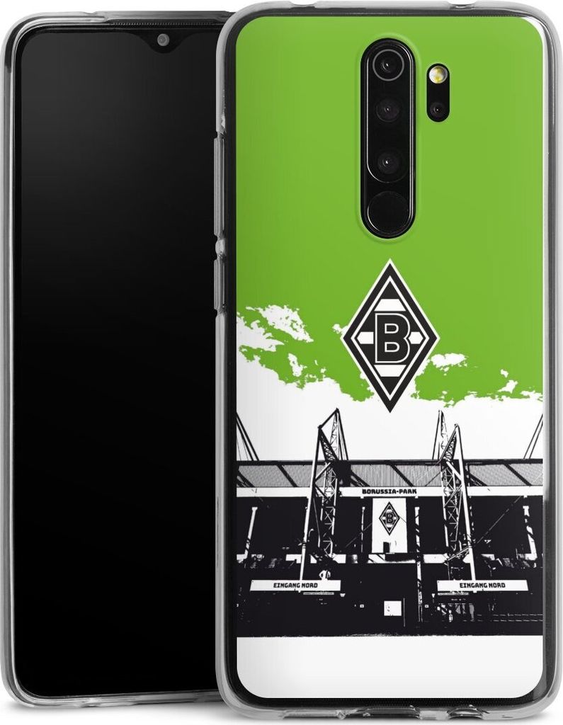 DeinDesign Handyhülle für Xiaomi Redmi Note 8 Pro Silikon Hülle Case Smartphone Schutzhülle Borussia Mönchengladbach Fanartikel Stadion
