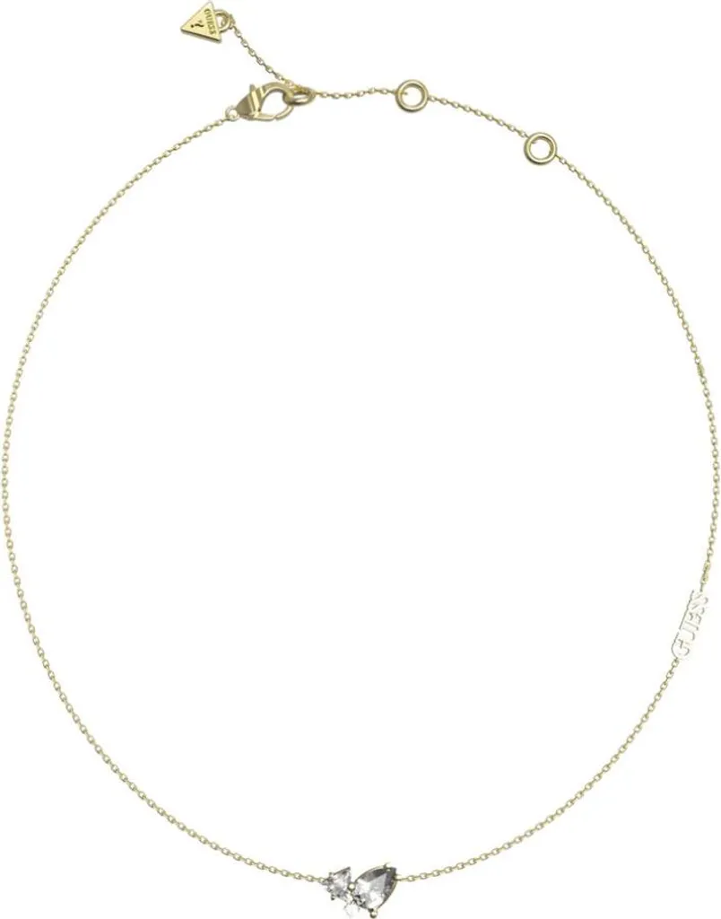 Collier Guess JUBN04413JWYGTU doré avec pendentif logotypé pour femme