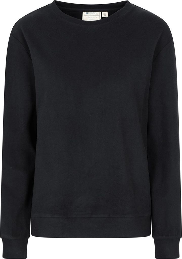 Mountain Warehouse - "Strath" Sweatshirt für Damen, Supersoft, Meliert MW4779 (36 DE) (Schwarz)