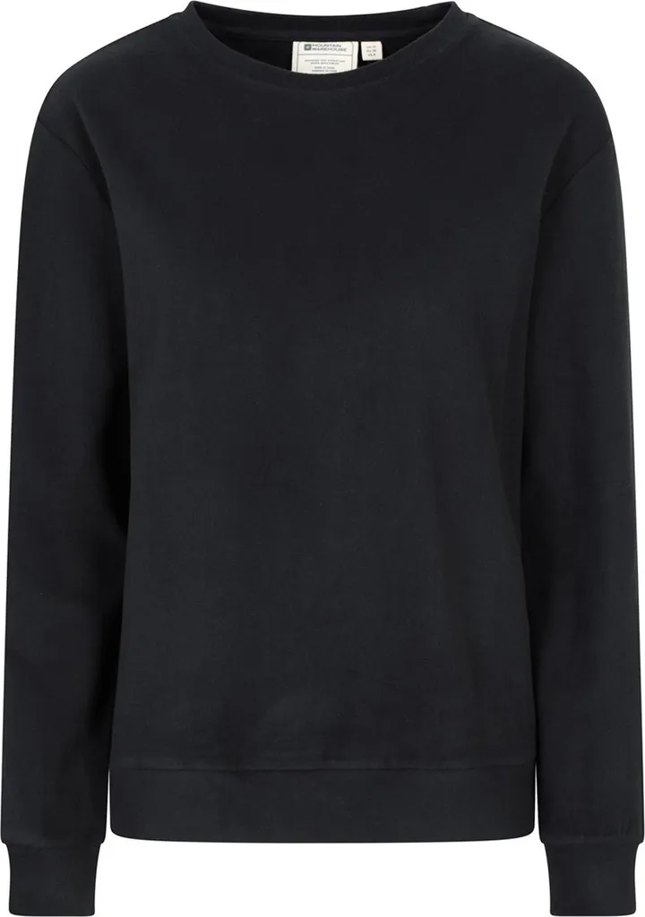 Mountain Warehouse - Felpa "Strath" da donna, Supersoft, Melange MW4779 (40 IT) (Nero)