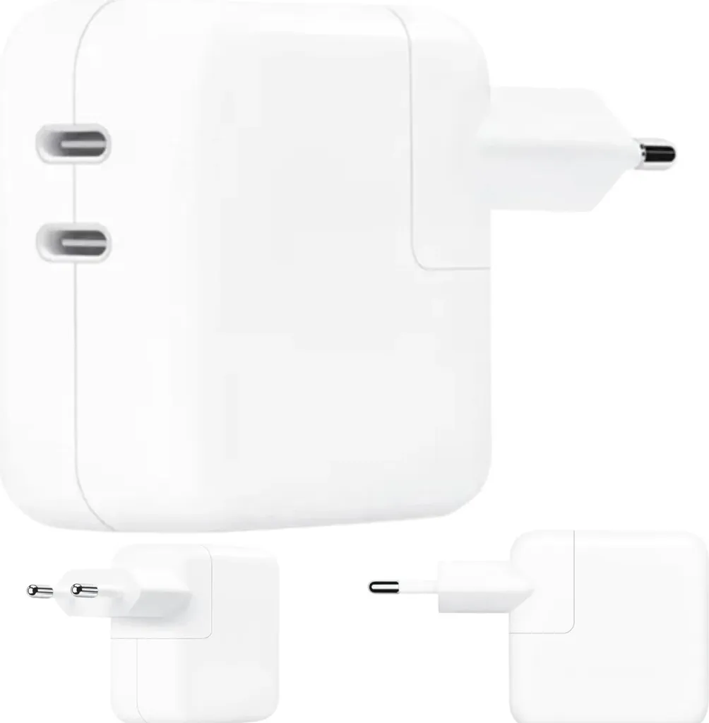 Chargeur USB-C 50W idéal pour charger deux iPhone ou iPad ensemble