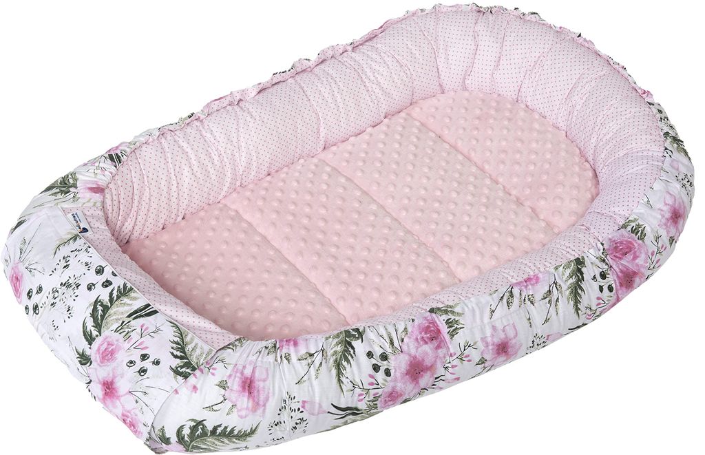 Babynest, Reisebett, Babynestchen, 100x60x15, Baumwolle Produktbild 