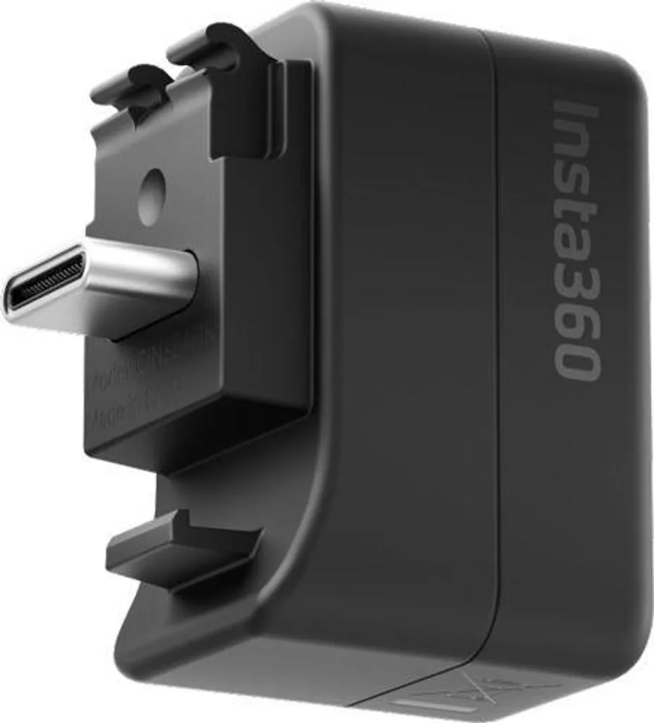 Adaptateur micro Insta360 X5 anti-bruit de vent pour un son net en 360