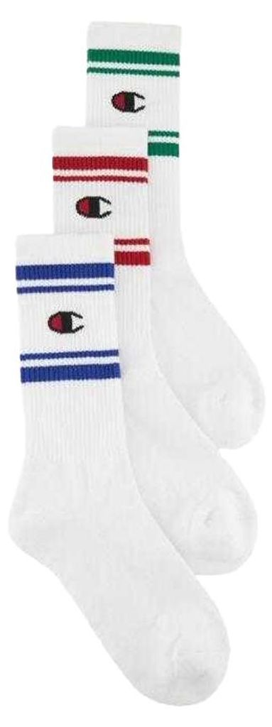 Champion - Socken für Herren/Damen Uni (3er-Pack) PP9608 (43 EU - 47 EU) (Weiß/Blau/Rot/Grün)