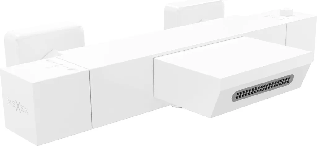 Rubinetto Vasca Bianco Mexen Cube 77360-20 Termostatico Moderno