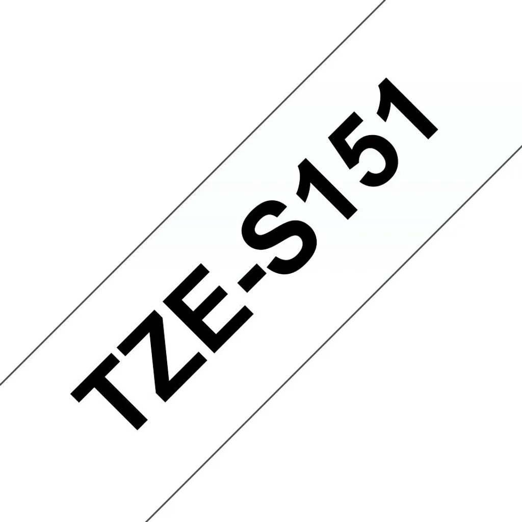 Nastro Brother TZe-S151 Originale 24mm Extra Forte - Adesivo Industriale