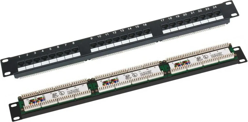 Panneau de brassage 24 ports Alantec PK-U5-1 format 1U haute densité