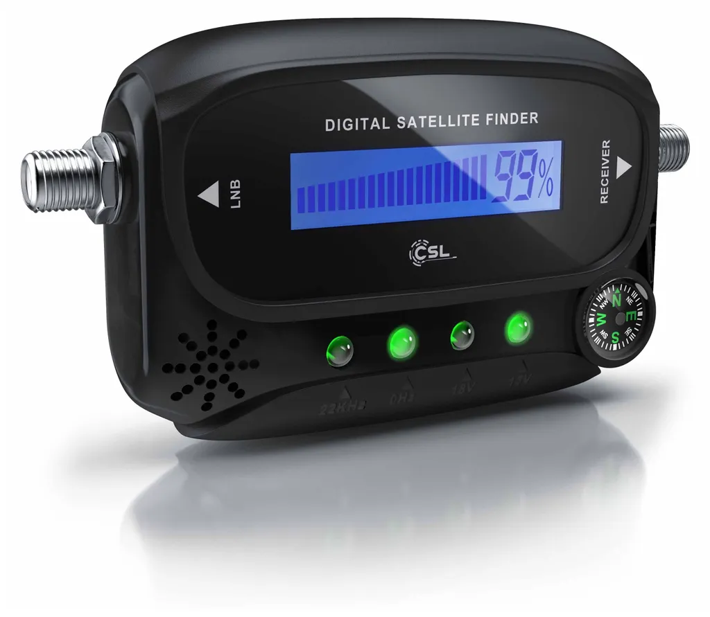 CSL Satfinder, cercasatelliti digitale con display e segnale acustico
