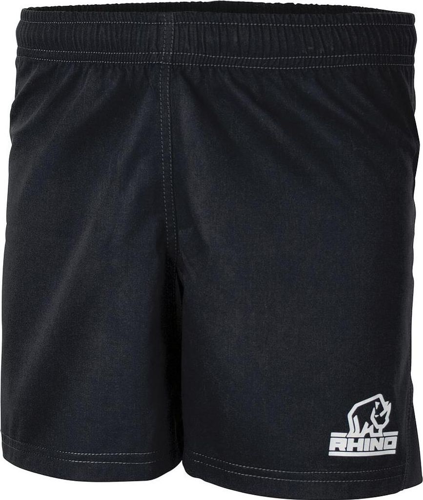 Rhino Sporthose Auckland Junior Schwarz - Rugbyshorts Polyester L