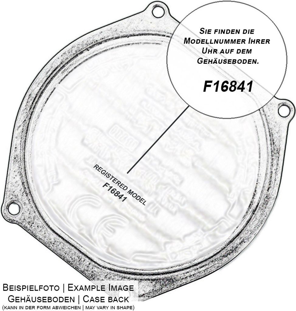 Festina Chronograph Uhrenarmband 22mm Edelstahl Produktbild 