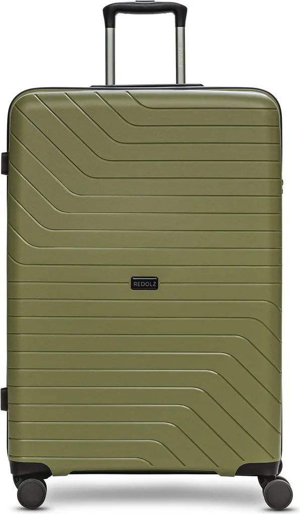 REDOLZ Essentials 05 Trolley Dark-Olive 2: Valigia Rigida in Polipropilene