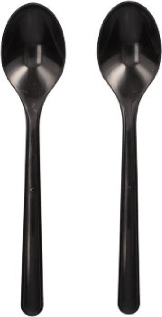 Papstar Kaffeelöffel, -PP 13 cm schwarz extra stabil, 50 Produktbild 