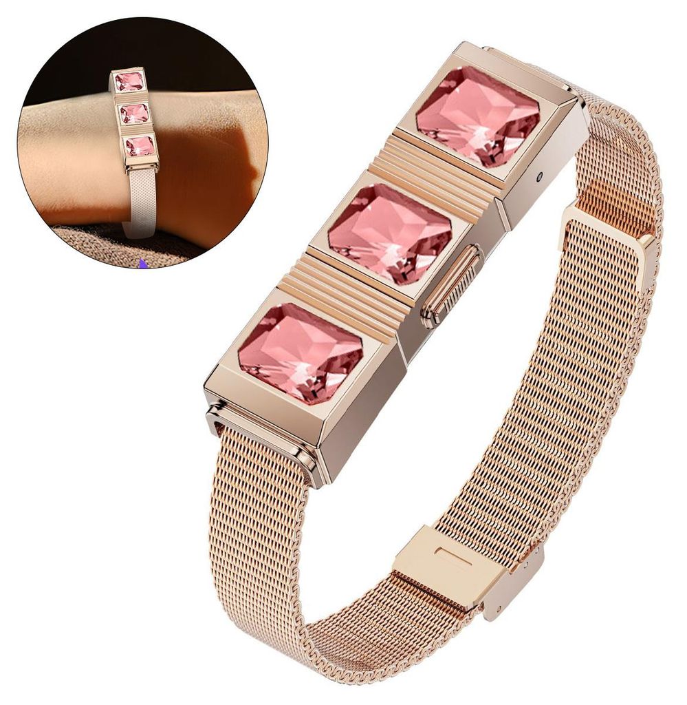 Fitness Tracker Damen Rosegold, Smartwatch mit Schrittzähler, Schlafmonitor & Herzfrequenz, IP68 wasserdicht, Anruf & Nachrichten Benachrichtigung
