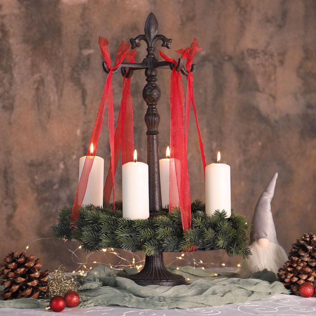 CLGarden Adventskranzständer KST1 Kranzhalter groß stehend Produktbild 