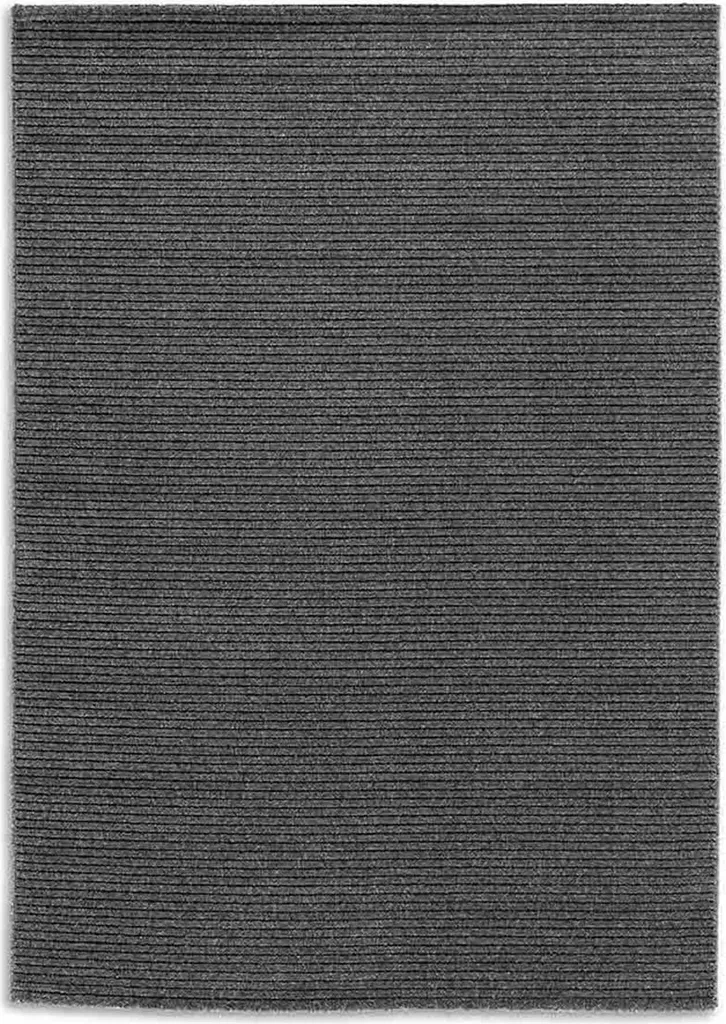 Tapis Anthracite 80x150 cm PURE DESIGN Anti-Bruit et Facile à Nettoyer