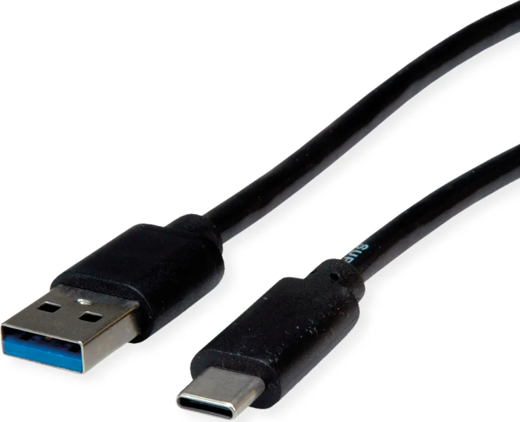 Offerta Cavo ROLINE USB 3.2 Gen 1 | USB A-C 0.5m Nero | Best-Seller