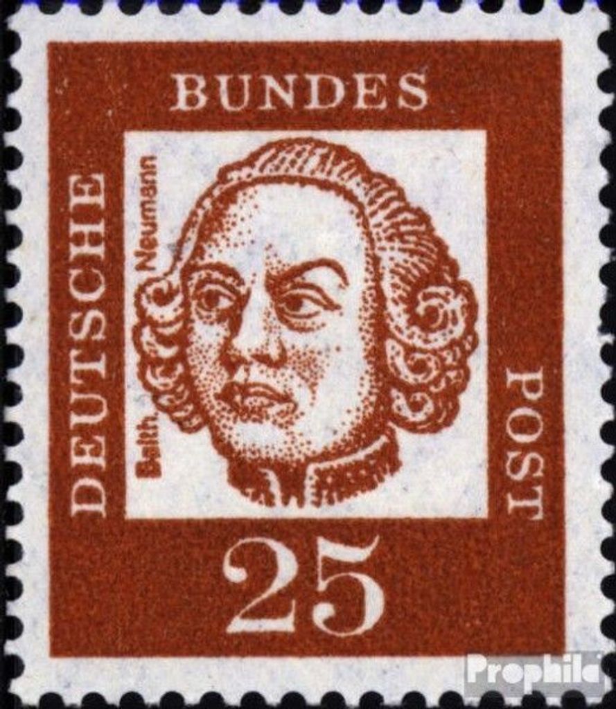 Briefmarken BRD (BR.Deutschland) 1961 Mi 353y FDC Bedeutende Deutsche